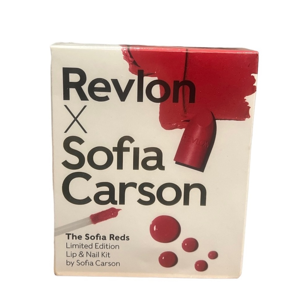 Revlon x Sofia Carson Limited Edition Lip & Nail Kit "The Sofia Reds" NEW